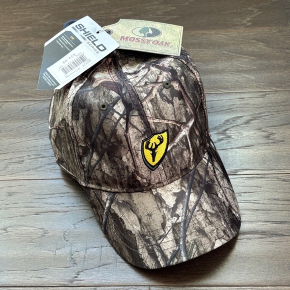 Mossy Oak Shield Series,S3 antimicrobial,Country DNA,Velcro back,embroidered cap - Picture 1 of 10